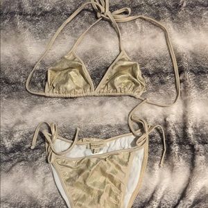Burberry London Gold Bikini